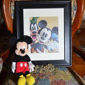 Wall Art Vintage Mickey Mouse 11X14 Nice Condition wall Art Print